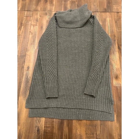 a new day Sweaters - A New Day Cowl Neck Tunic Sweater Large Gray